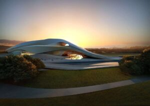 Grand Theatre of Rabat, Morocco The handiwork of Pritzker Prize–winning architect Zaha Hadid is…
