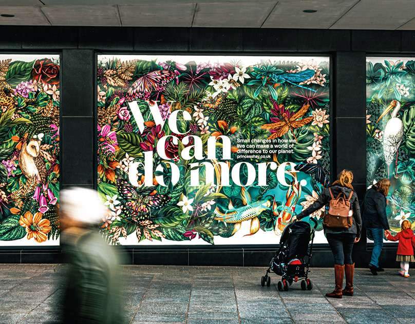 Sustainability Campaign: Illustrated Outdoor Display