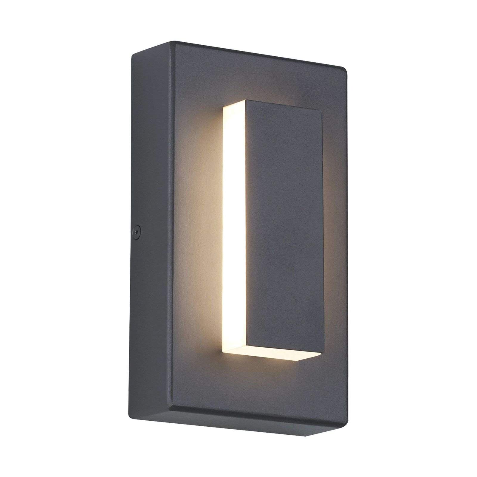 Aspen Outdoor Wall Sconce – Medium / Charcoal / 2700K – Warm White / Surge Protection