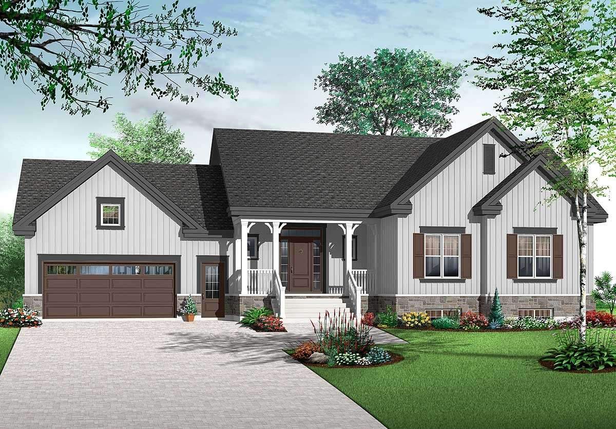 Get up to 6 bedrooms with this expanded version of house plan 21513DR. We’ve…