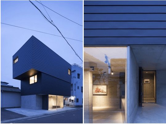 "A modern home showcasing innovative design both exterior and interior"