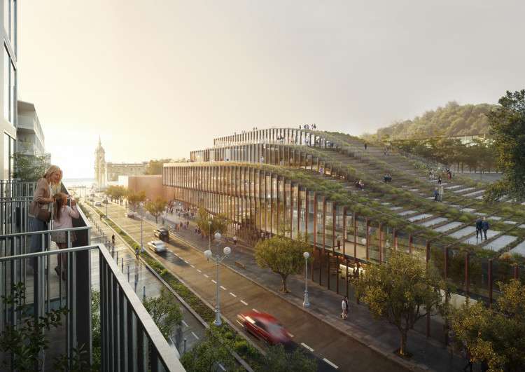 BIG Designs Proposal for Culinary Research and Innovation Hub في سان سيباستيان ، إسبانيا ، © Playtime