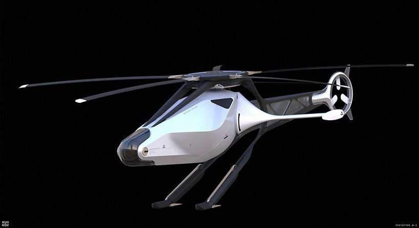 helicopter drone proposal for delivering cargo inside the city