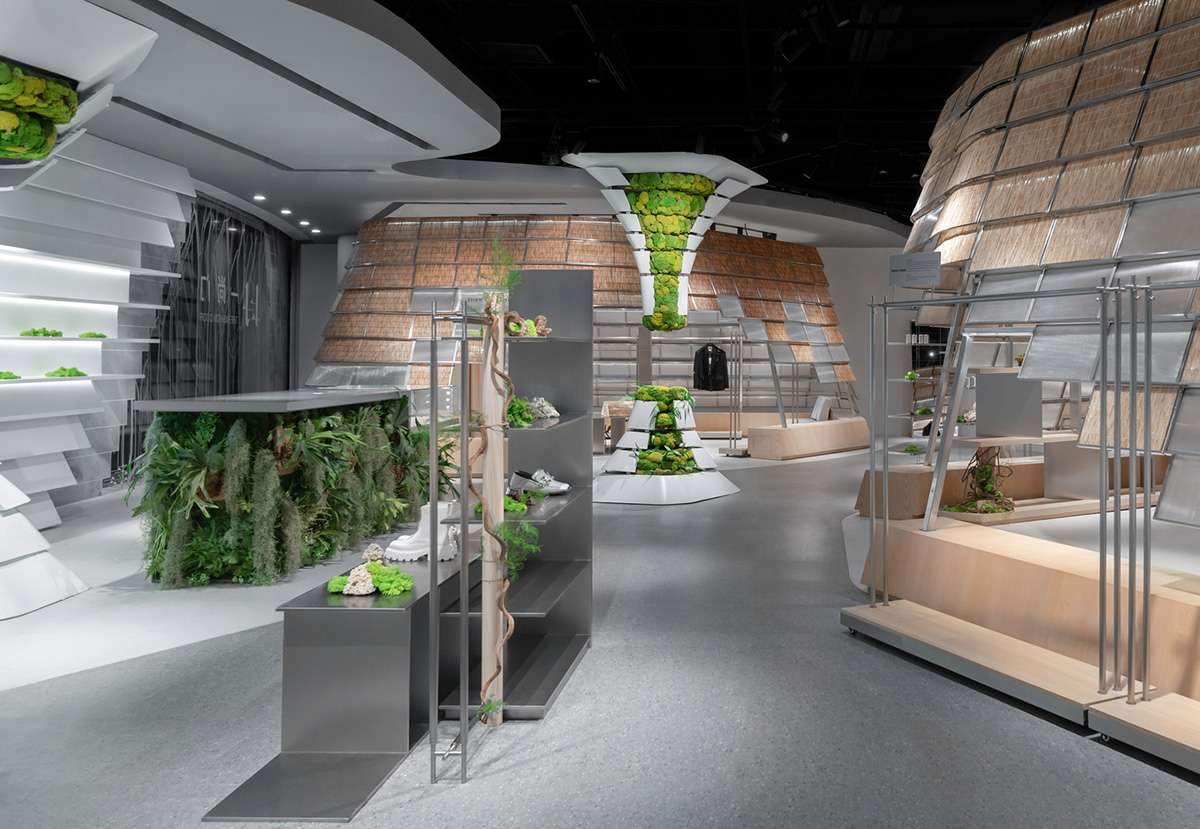 إنشاء جزر ووديان إصطناعية للتصميمات الداخلية للمخازن فى Shenzhen