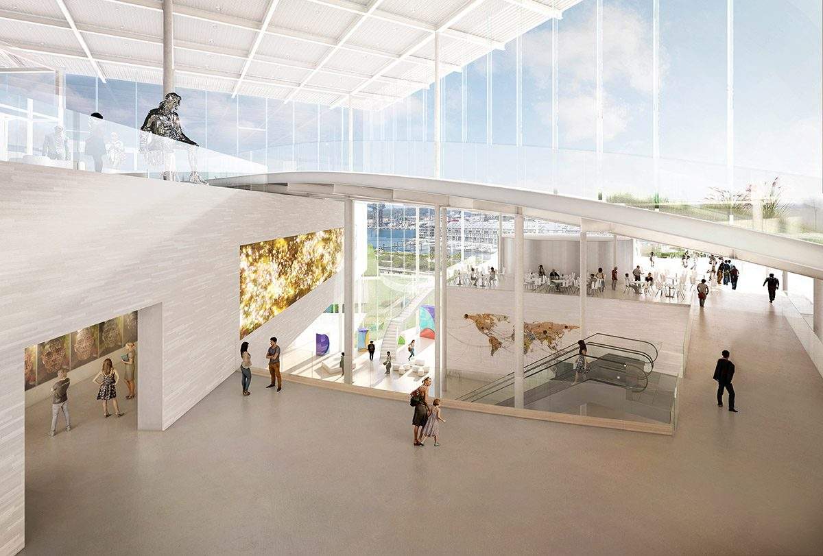 Opening of the modern Sydney project designed by SANAA
