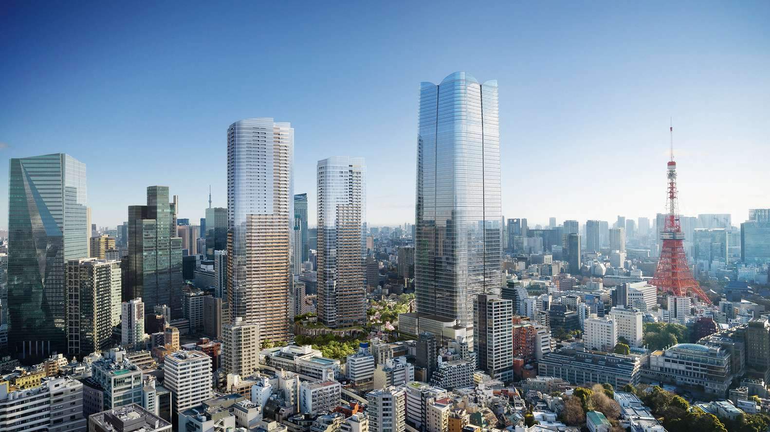تصميم أطول مبني في اليابان من قبل Pelli Clarke & Partners