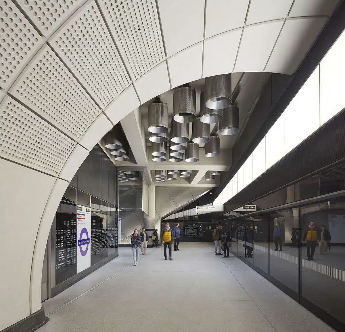 Opening of the newest railway line in London entitled Elizabeth Line