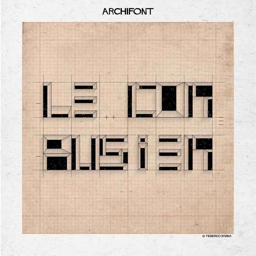 خطابات archifont يرتدون العمارة 1