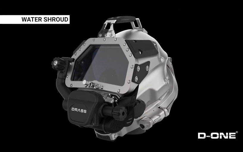 DRASS's utilitarian D-ONE diving helmet is designed for better comfort and safety