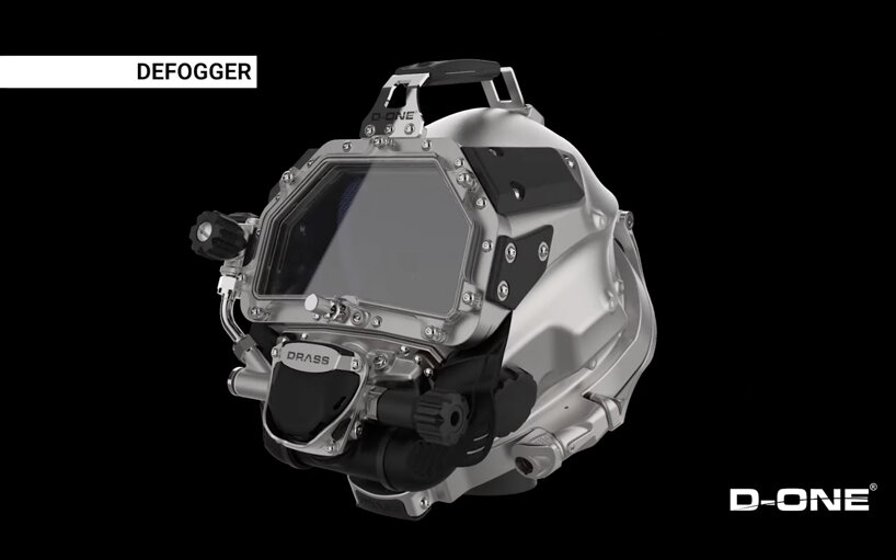 DRASS's utilitarian D-ONE diving helmet is designed for better comfort and safety