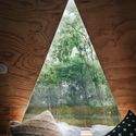 The Ark Cabin / Wiki World + معمل الهندسة المعمارية المتقدم[AaL] - التصوير الداخلي ، غرفة النوم ، النوافذ ، القوس