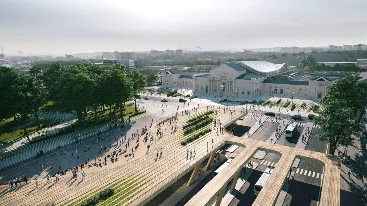 L'incroyable projet de gare signé Zaha Hadid Architects en Lituanie