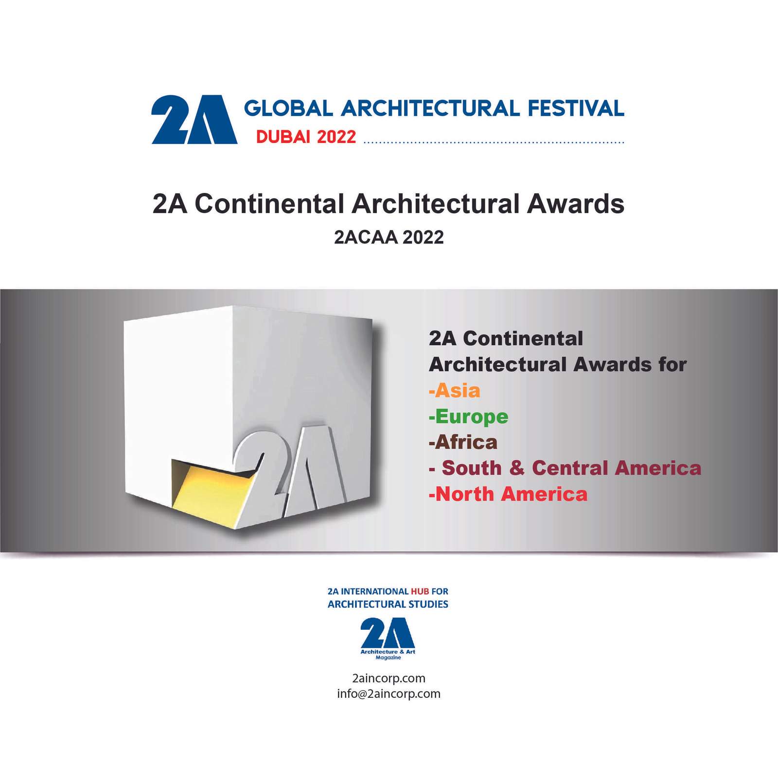 2A Continental Architectural Awards 2022: Inspiring Generations