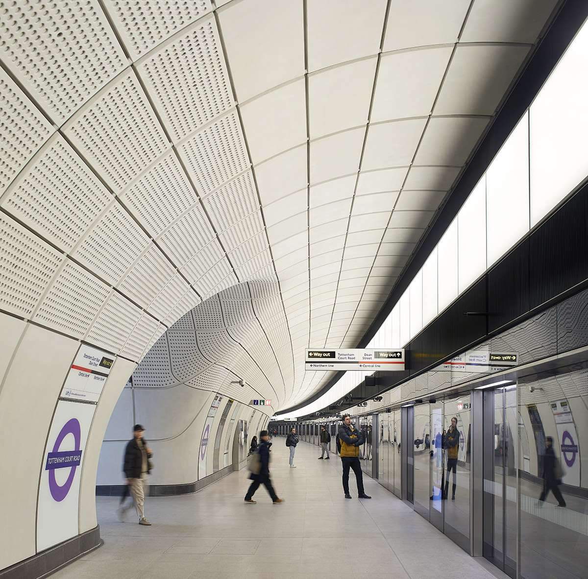 Opening of the newest railway line in London entitled Elizabeth Line