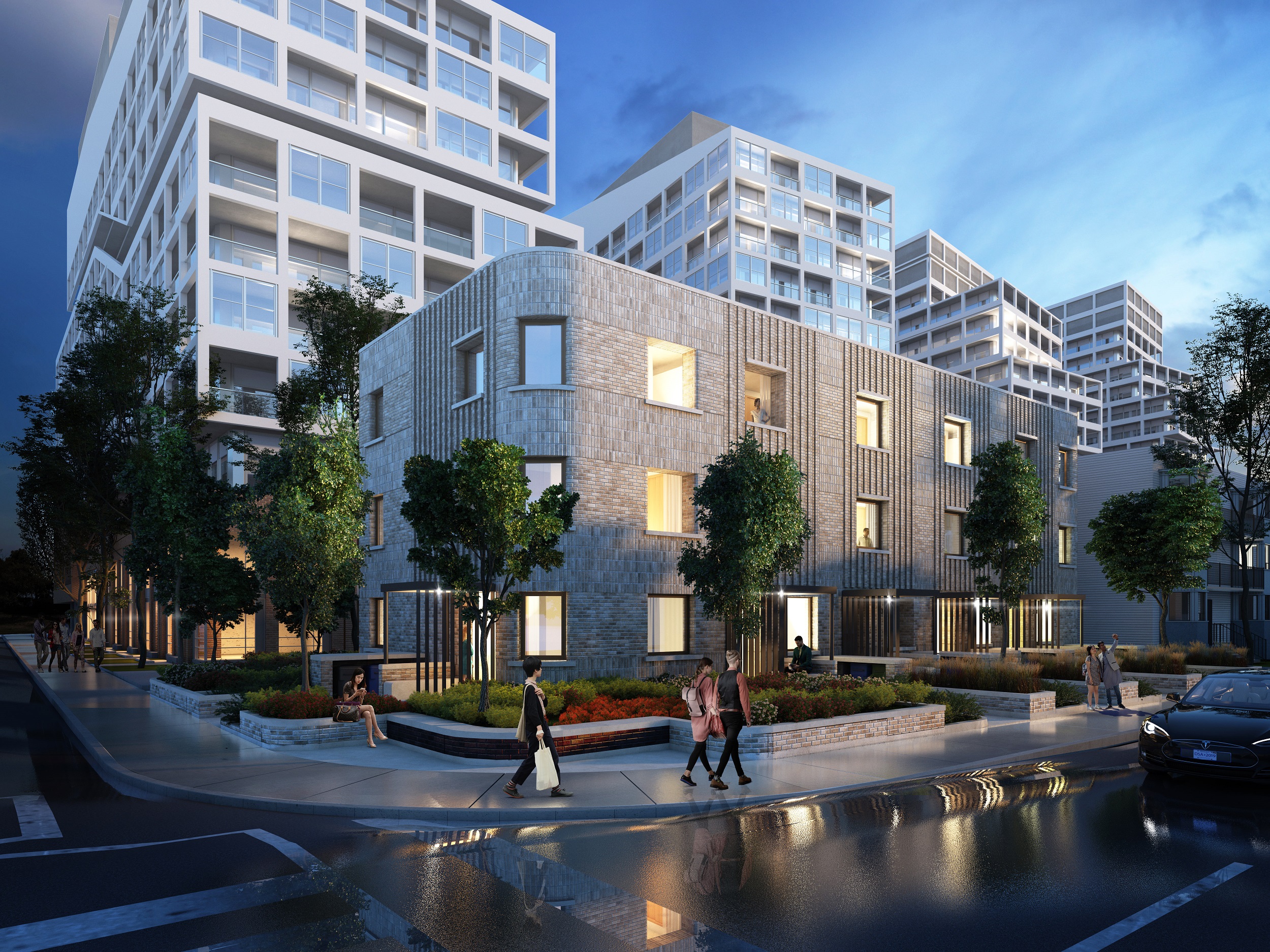 Render of residential building