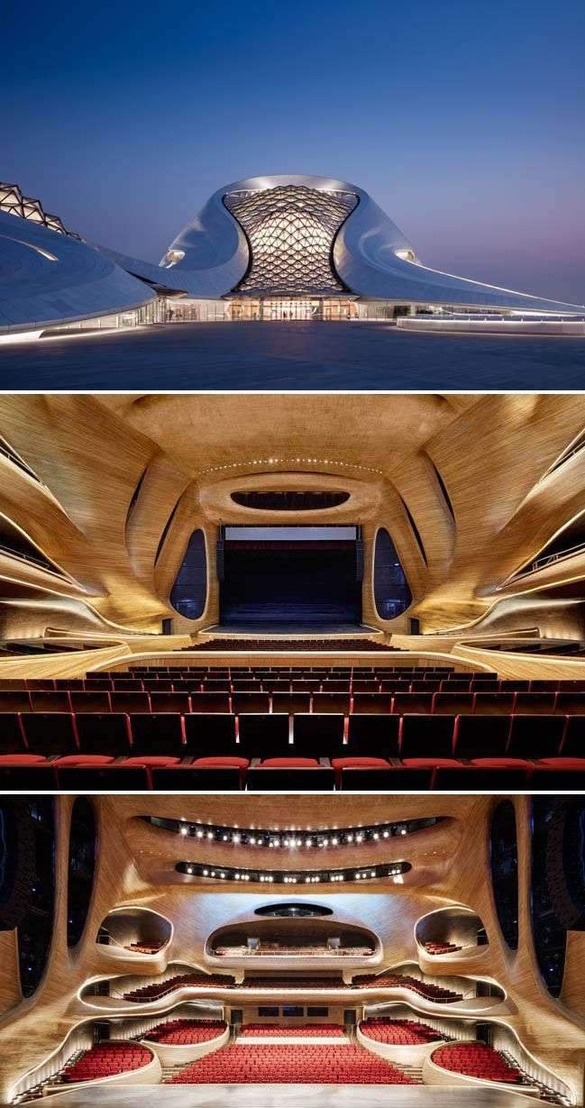 À l'allure futuriste à la fois épurée et sinueuse، l'Opéra d'Harbin rassemble en son …