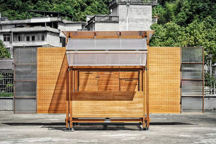 Mobile Working Cabin for Rural Vitalization / SCHOOL OF ARCHITECTURE AND URBAN PLANNING, NANJING UNIVERSITY - Exterior Photography