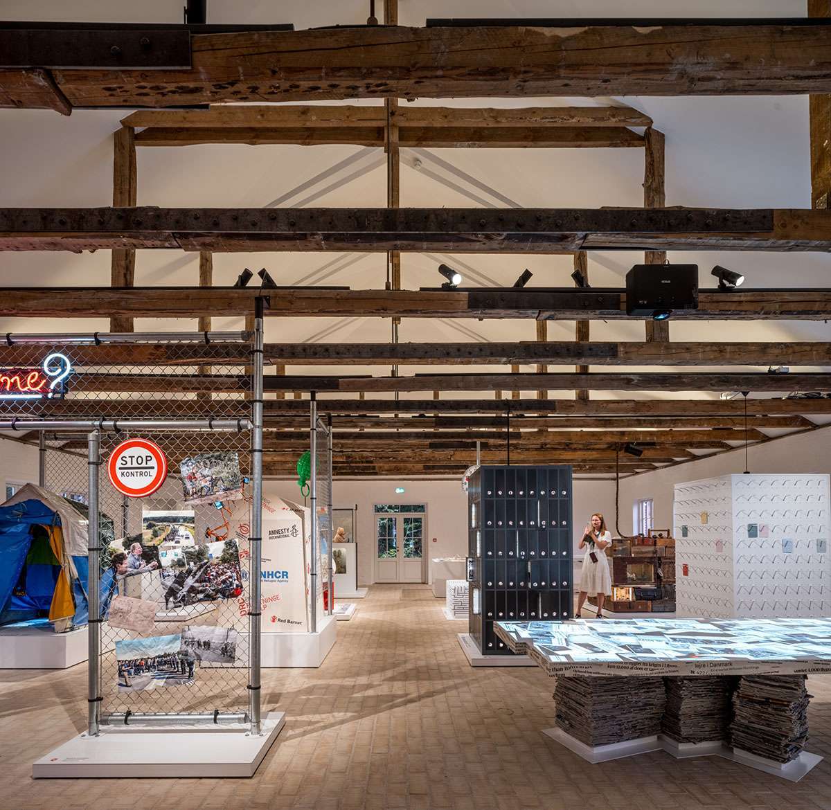 Denmark's new refugee museum complete with curved steel volume