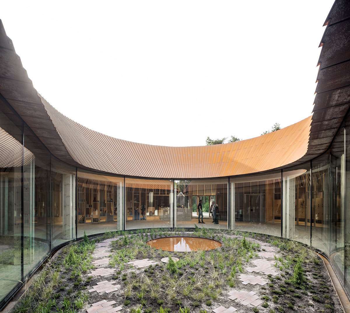 Denmark's new refugee museum complete with curved steel volume
