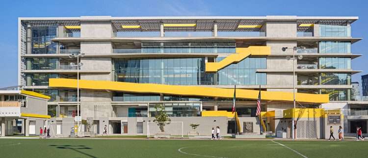 مؤسسة المدرسة الأمريكية في Guadalajara / Flansburgh Architects - التصوير الخارجي ، Windows ، الواجهة