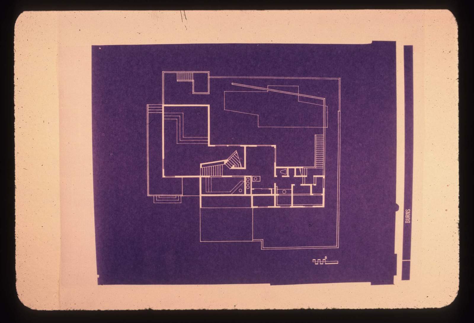 plan of burns house