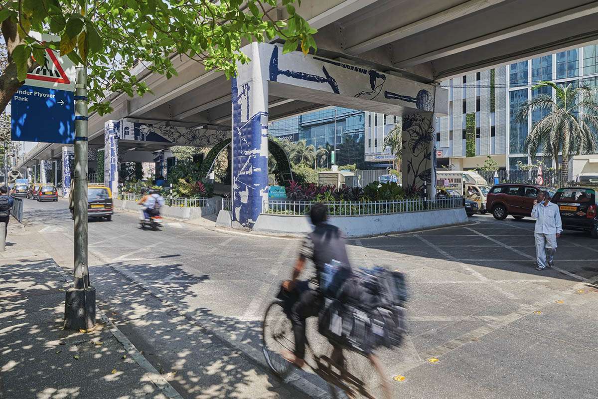 Transforming Mumbai's neglected space under the flyover into a community space