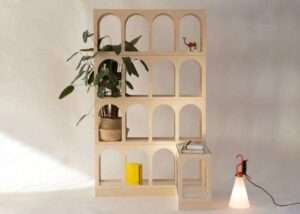 Arch Shelf: furniture for changing needs رف القوس: أثاث لتلبية الاحتياجات المتغيرة
