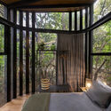 House Schalkwyk / Drawbox Design Studio Architects - Interior Photography, Bedroom, Windows, Beam, Forest
