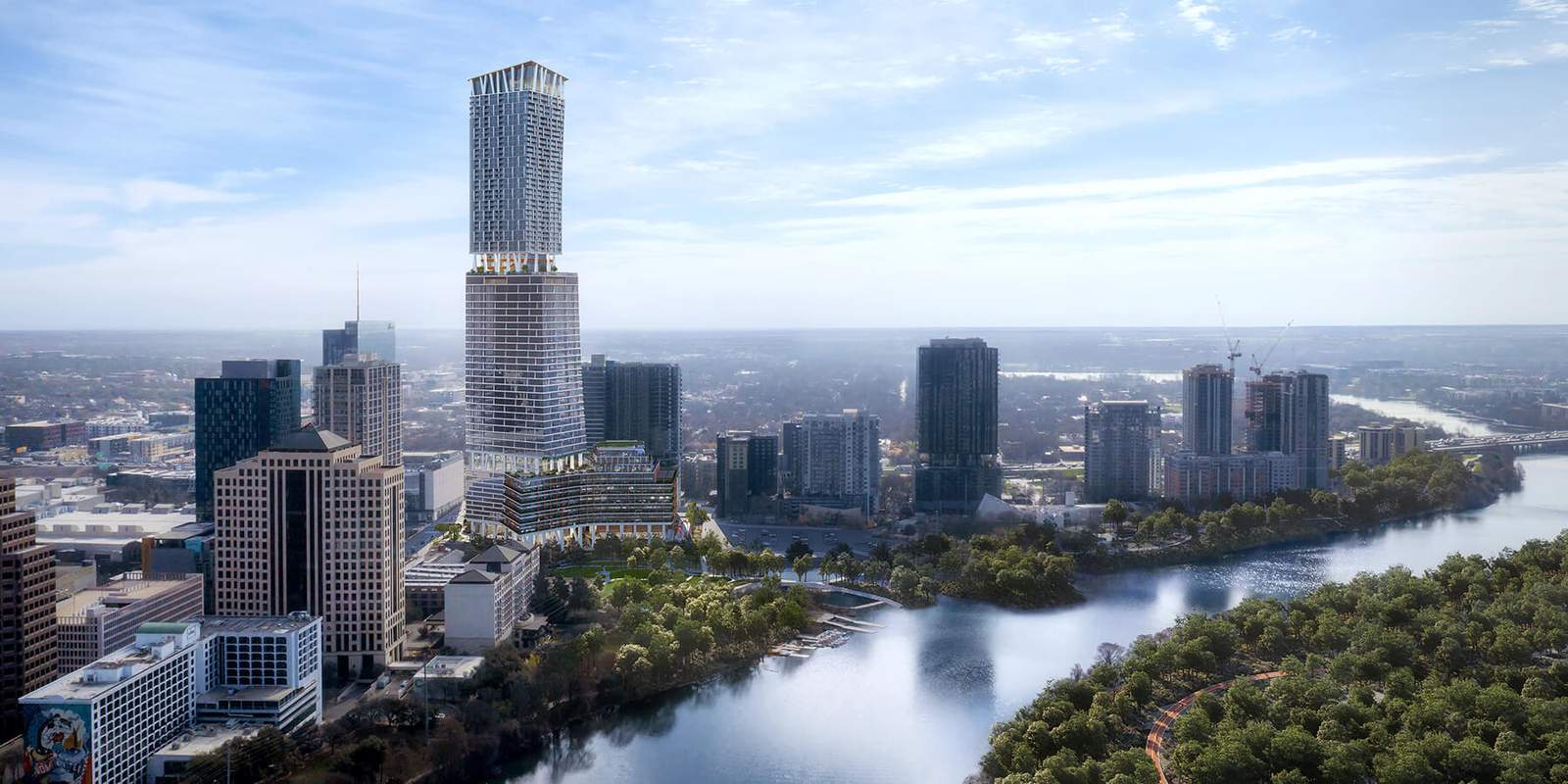 KPF reveals design for Texas’s future new tallest tower, Waterline in