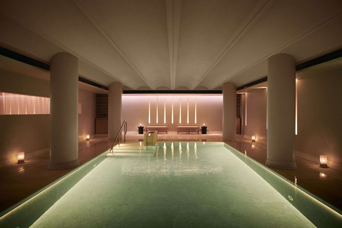 تصميم أول منتجع صحي في Claridge يستحضر المعابد اليابانية التقليدية