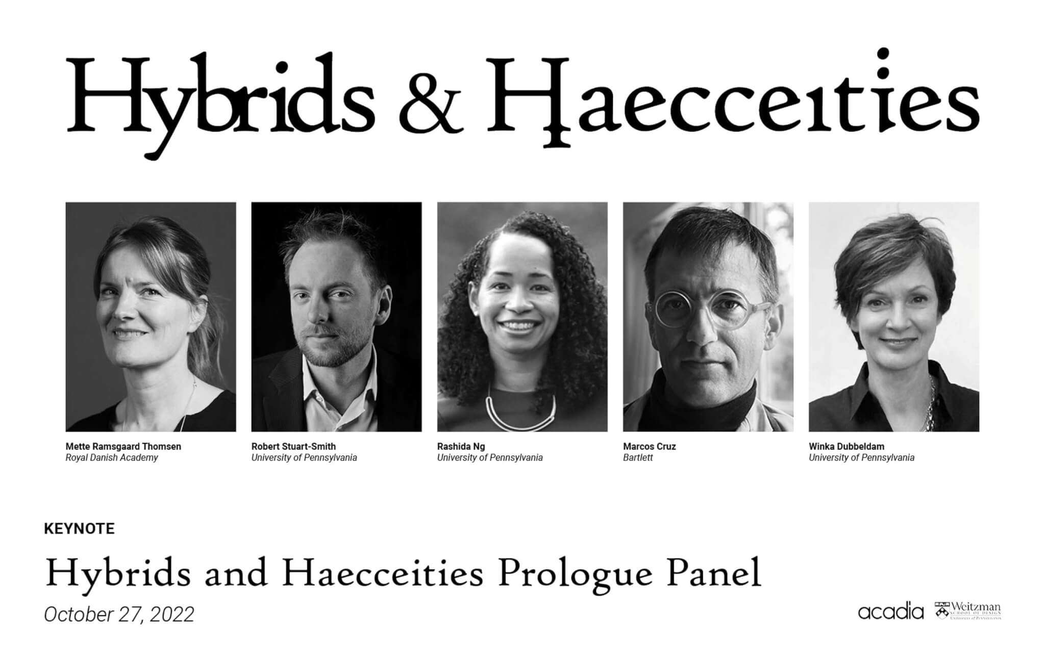 headshots of keynote speakers at acadia 2022