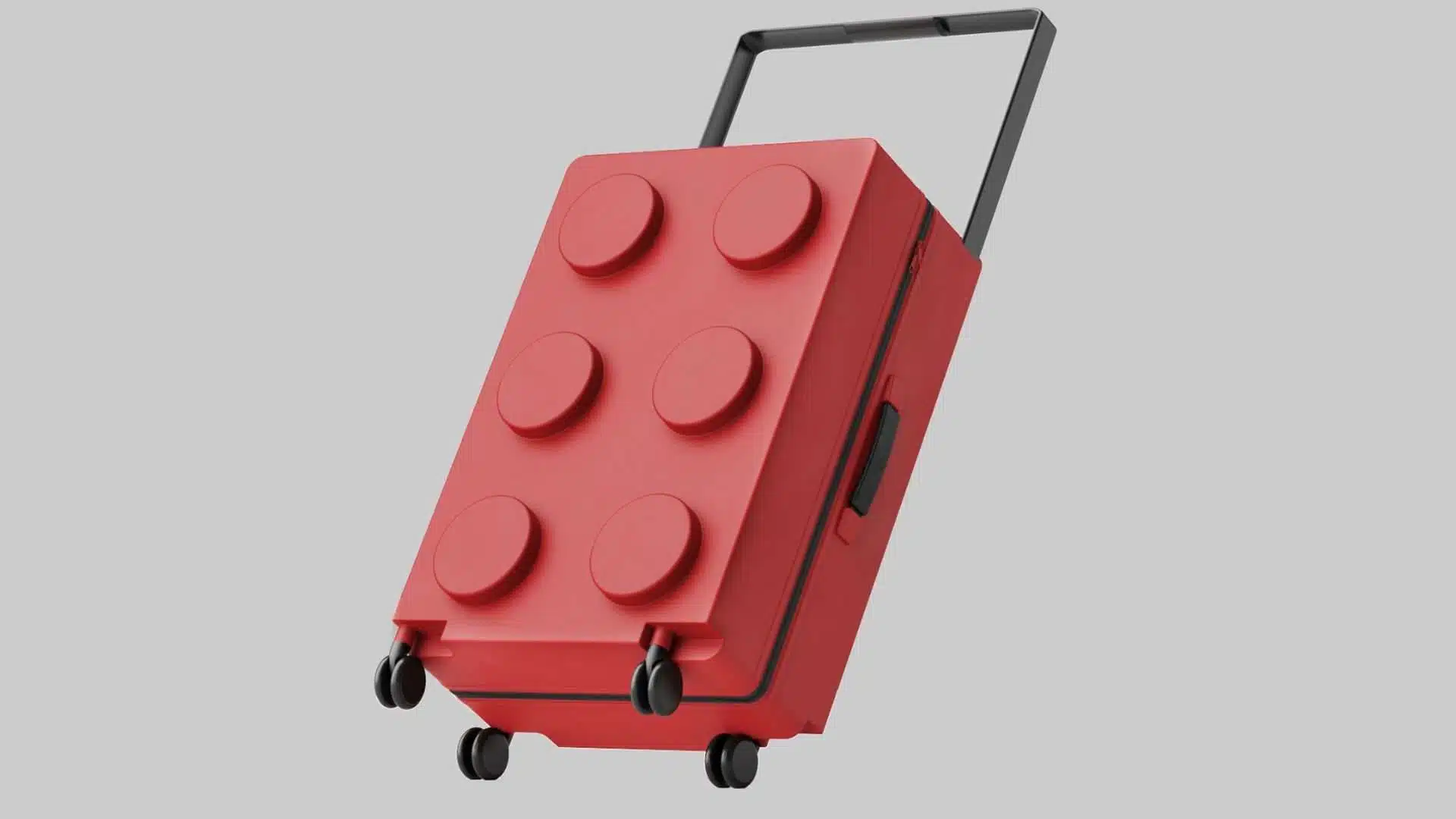 Lugo: a piece of luggage inspired by LEGO Lugo: قطعة من الأمتعة مستوحاة من LEGO