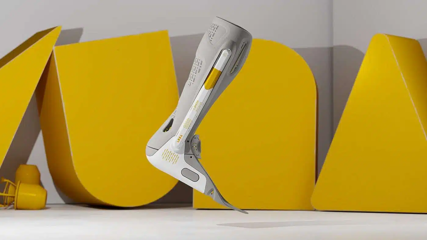 The 3D-printed LUNA leg brace grows with its user