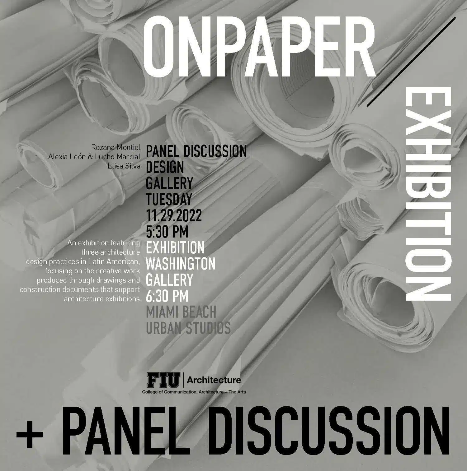 ON PAPER / Exhibition + Panel Discussion