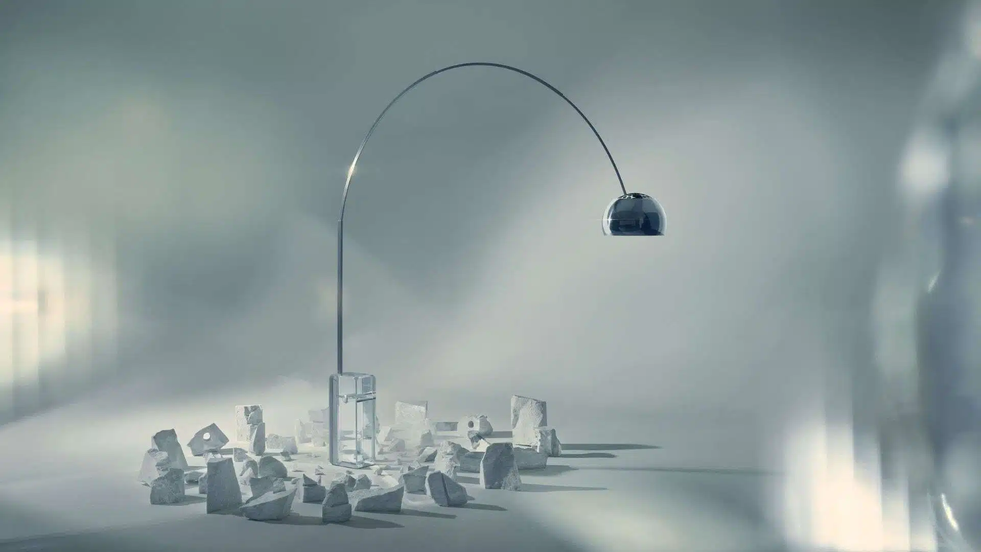 Arco K 2022 for Flos by Studio Castiglioni Arco K 2022 لـ Flos بواسطة Studio Castiglioni