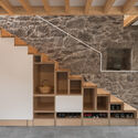 Laxe House / trespes.arquitectos - Interior Photography, Stairs, Beam, Facade, Windows