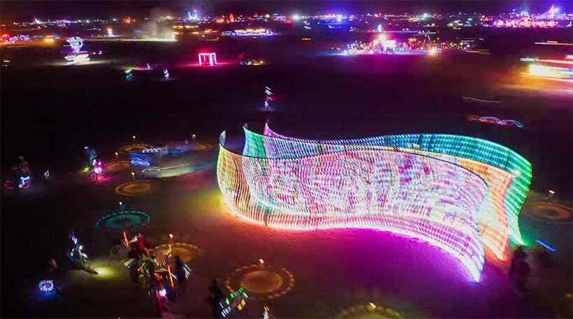 watch this hypnotic, aerial hyper-lapse of burning man 2022