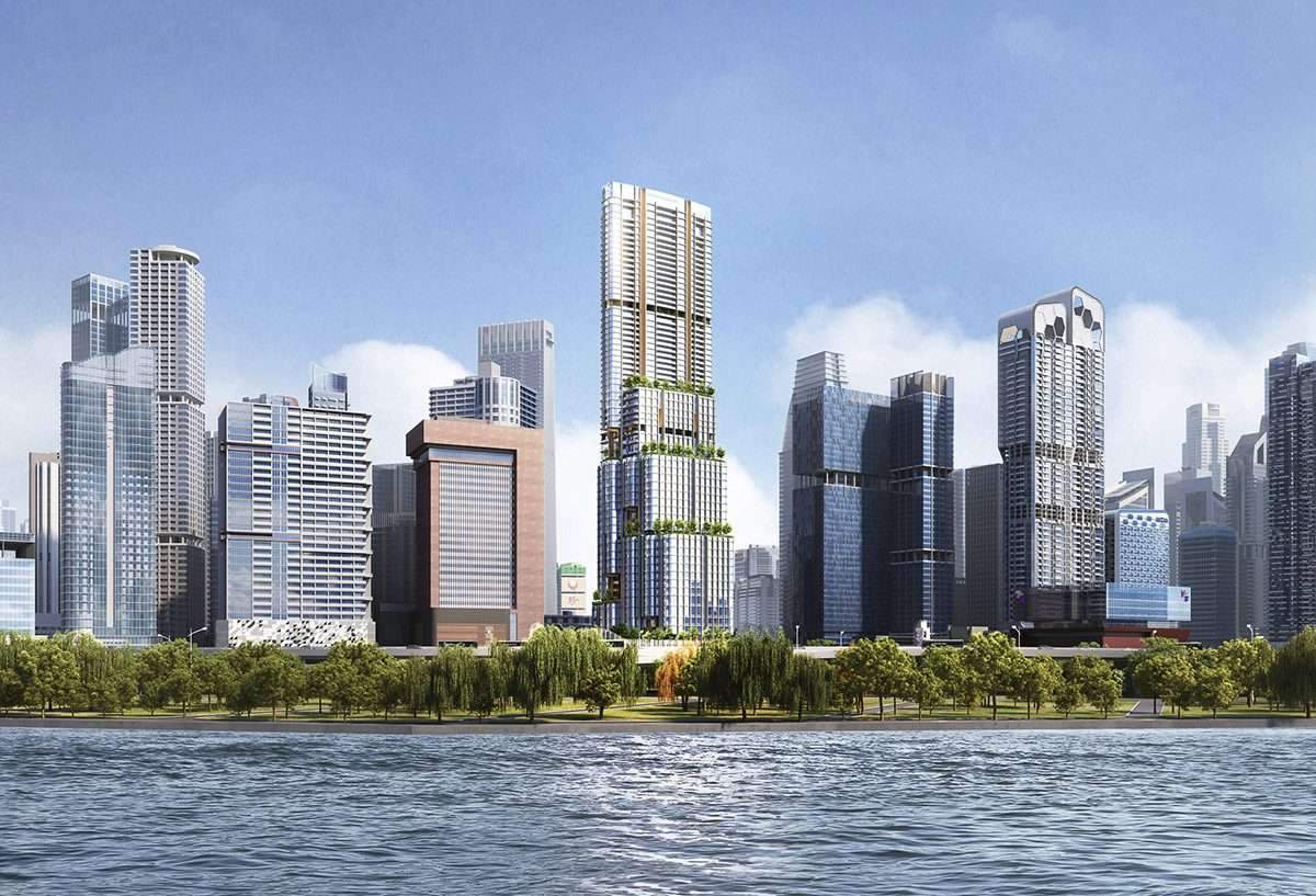 Unveiling the design of the tallest skyscraper inspired by the bamboo forests in Singapore