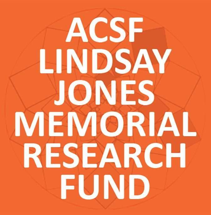 ACSF LIndsay Jones Memorial Research Fund صندوق أبحاث LIndsay Jones التذكاري من ACSF