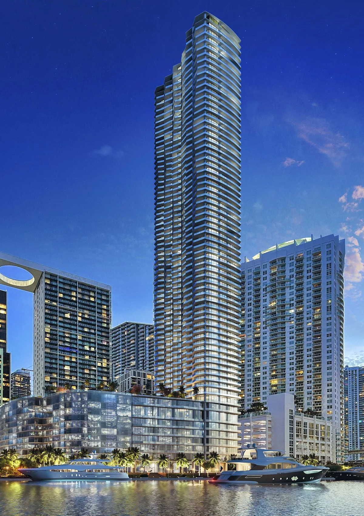 Building Baccarat condos, brickell - building