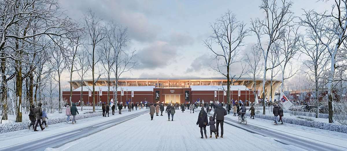 The design of the new Aarhus Stadium in Denmark has been unveiled