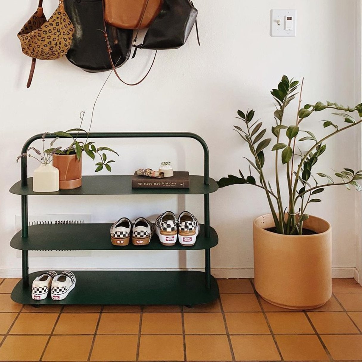 Image may contain: Shelf, Interior Design, Indoors, Plant, and Floor