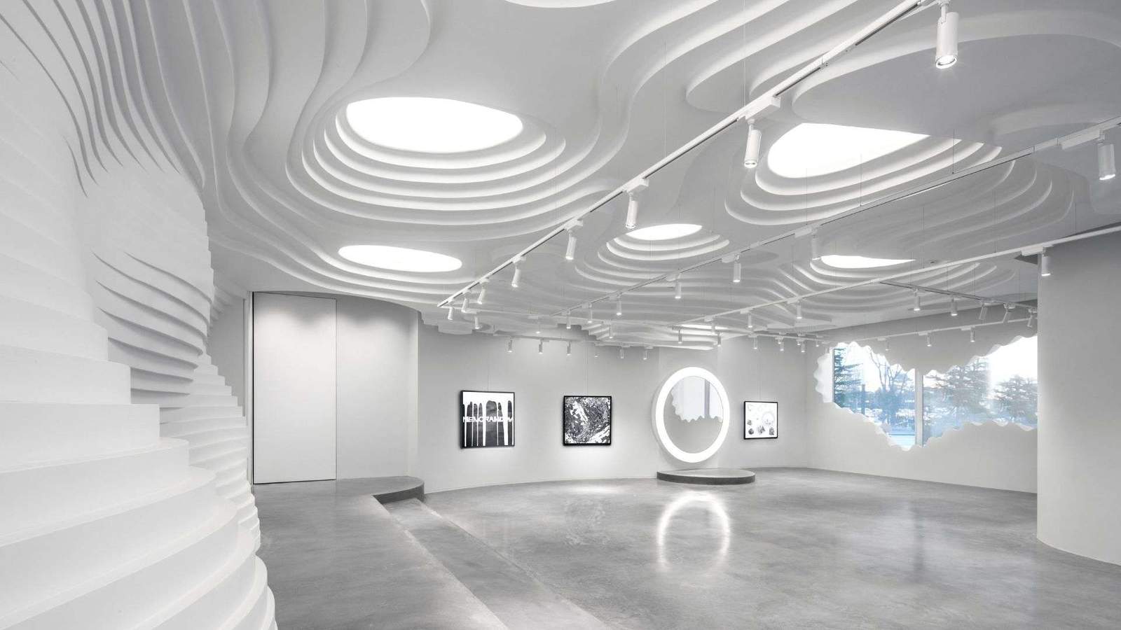 123 Architects designs futuristic ‘White Cave’ retail space