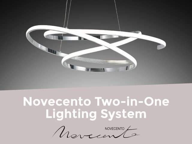 Open Call: Novecento Two-in-One Lighting System دعوة مفتوحة: نظام الإضاءة Novecento Two-in-One