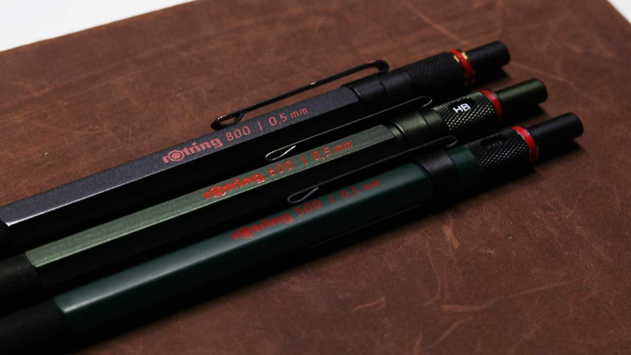 Review: Rotring Mechanical Pencils; Tikki, 300, 500, 600, 800, and