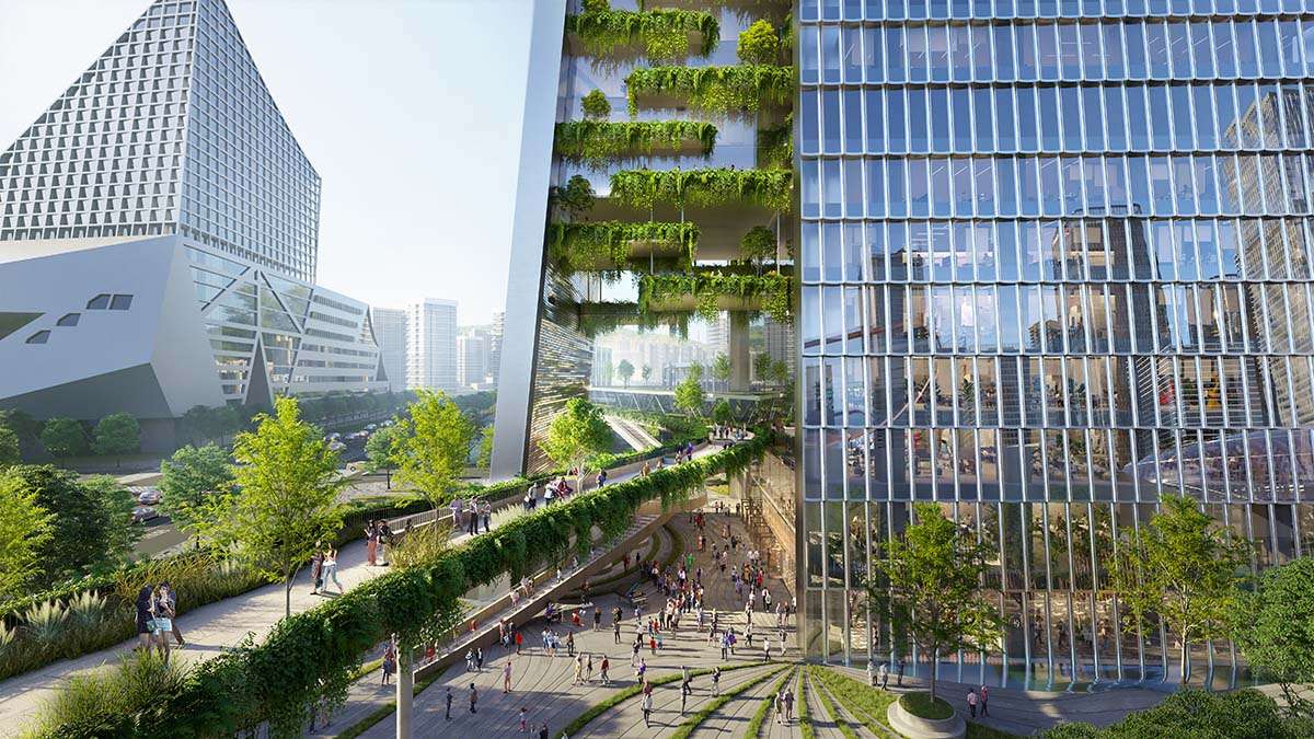 BIG wins competition to design Qianhai Prisma Towers in Shenzhen