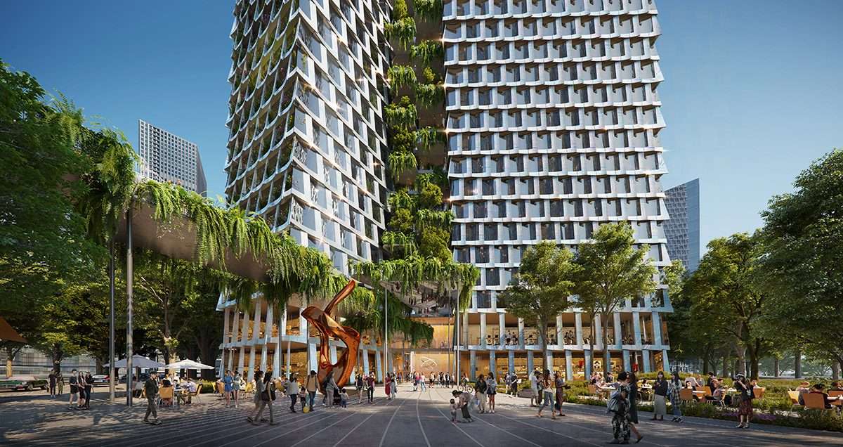 BIG wins competition to design Qianhai Prisma Towers in Shenzhen