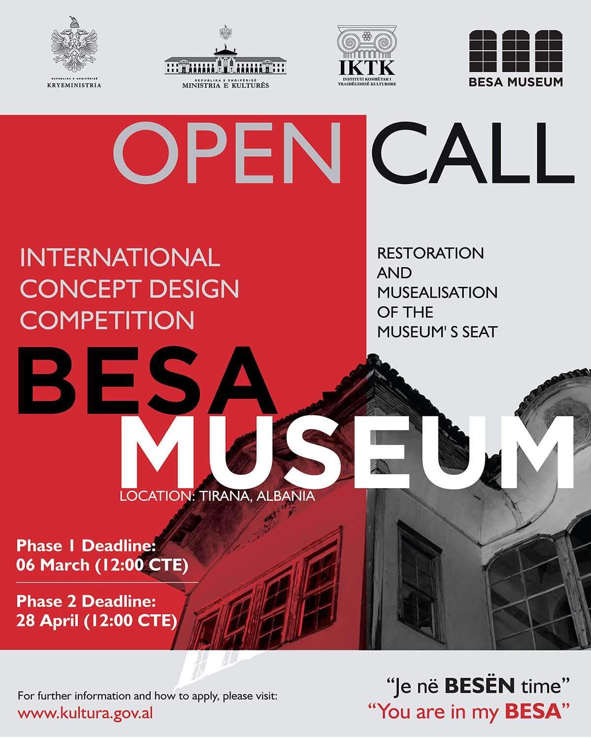 International concept design competition – Besa Museum in Tirana