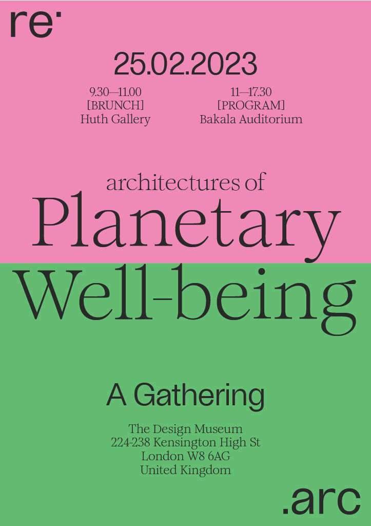 Architectures of Planetary Well-being