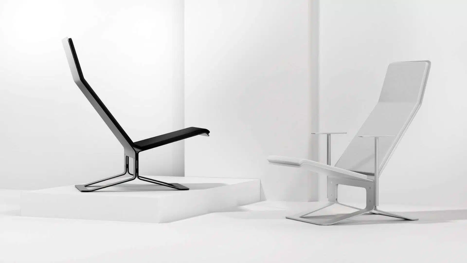 The Workman Chaise creates an image of lightness
